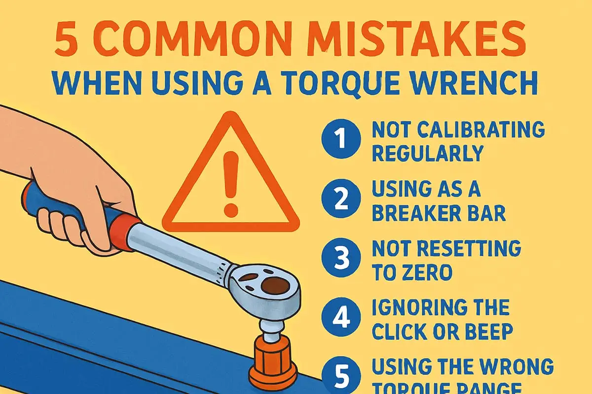 5 Common Mistakes When Using a Torque Wrench