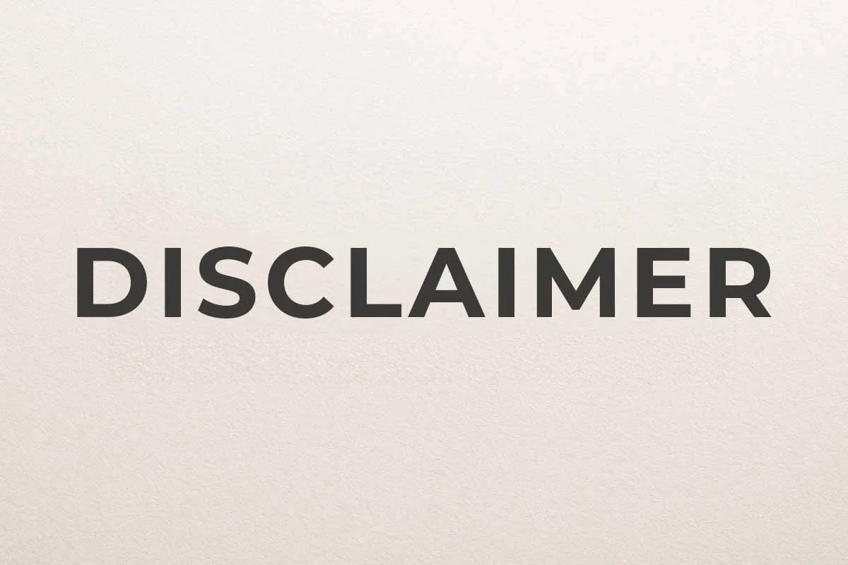 Disclaimer