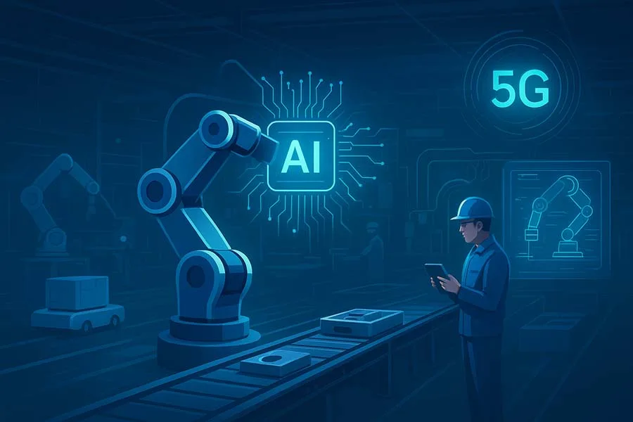 Disruptive Trends - AI, 5G, and Digital Twins in Robotics