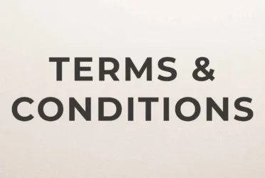 Terms and conditions