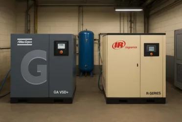 Atlas Copco GA VSD+ vs Ingersoll Rand R-Series