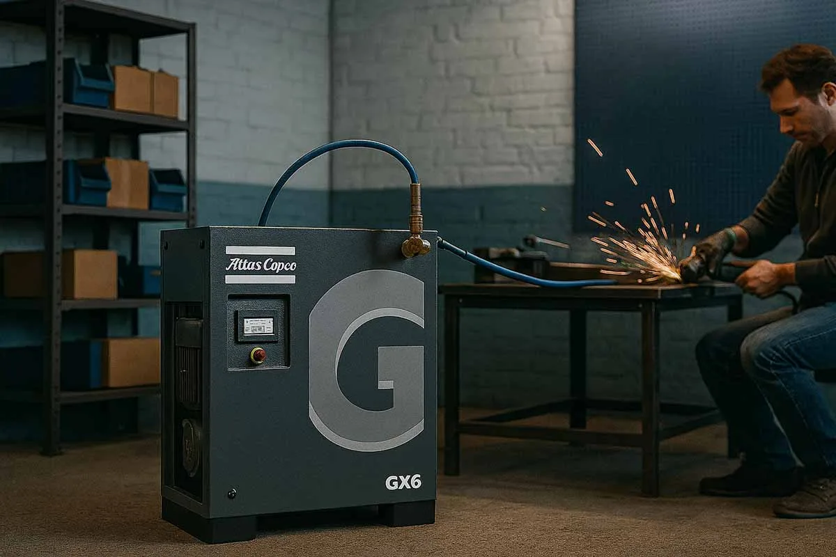 Atlas Copco GX Series Review: Compact Power for Small Workshops
