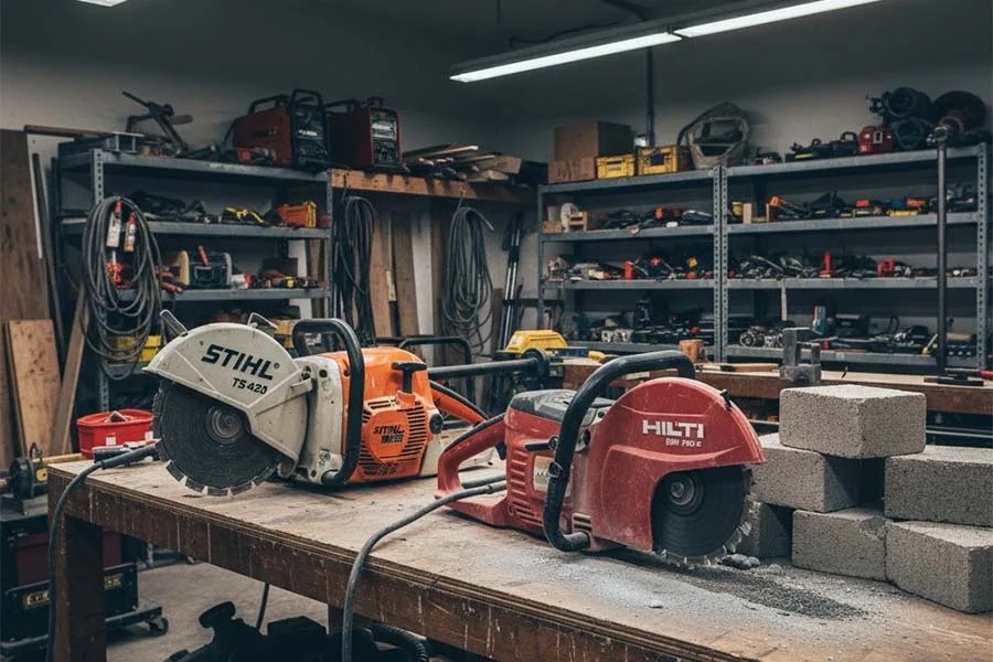 STIHL TS 420 vs Hilti DSH 700-X